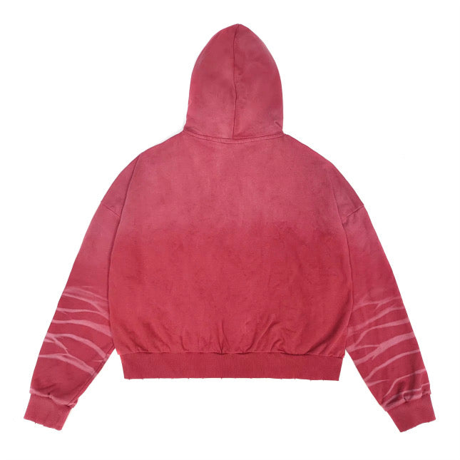 "WAVE"RED ZIP UP