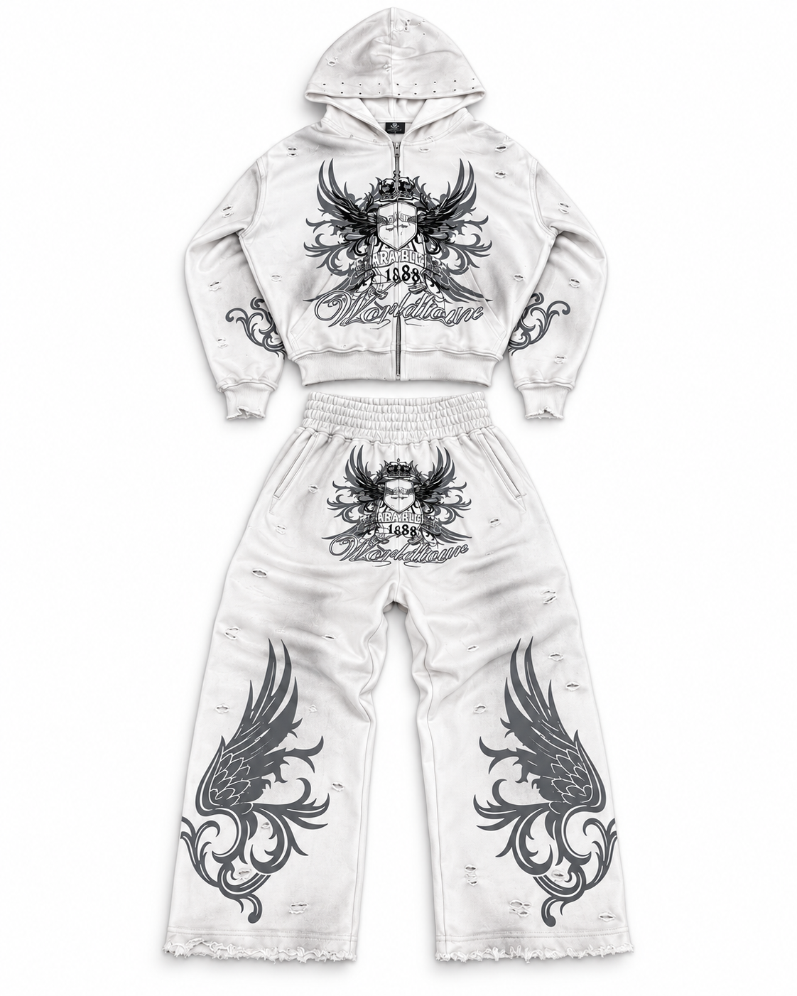 Worldtour Sweatsuit (White)