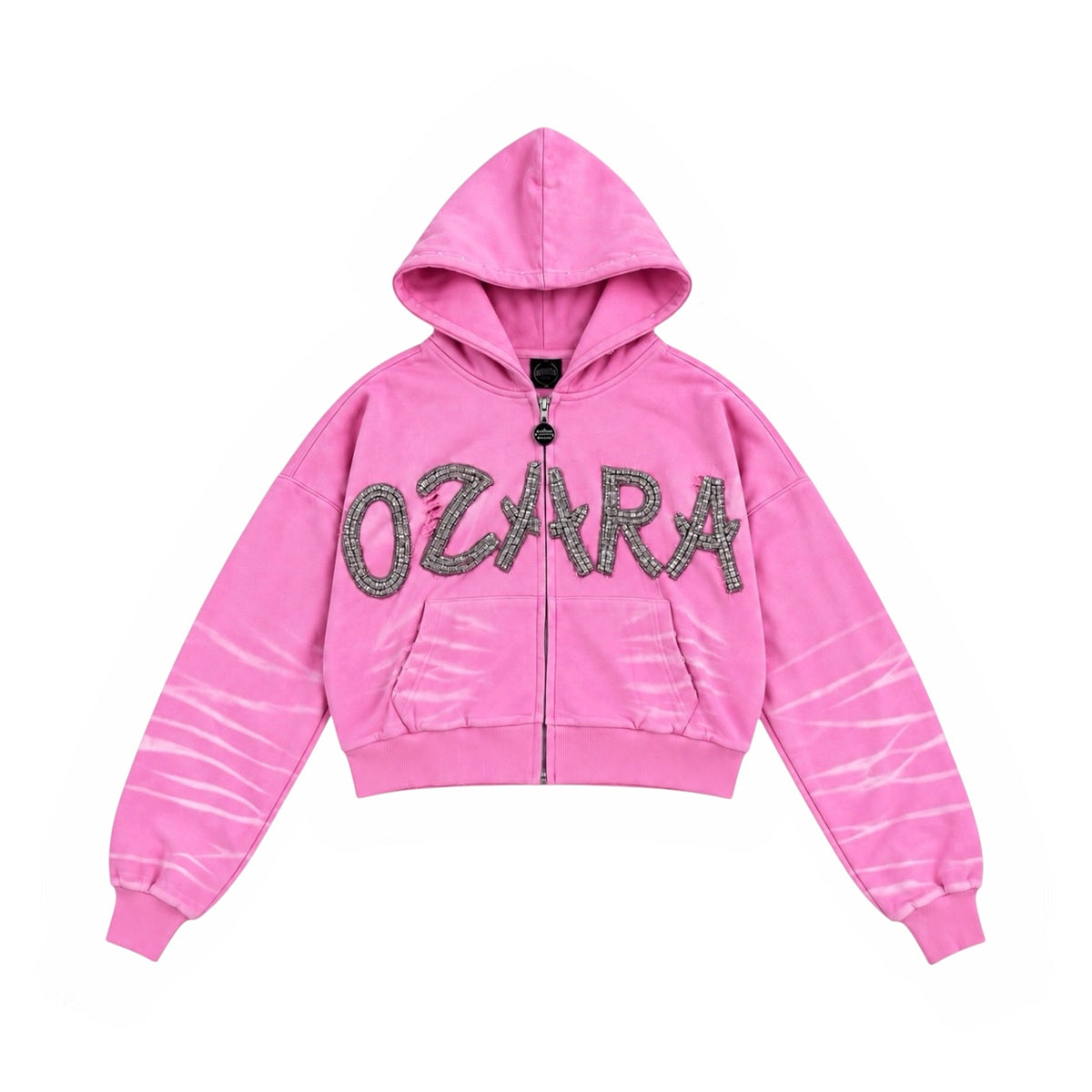 "WAVE" PINK ZIP UP