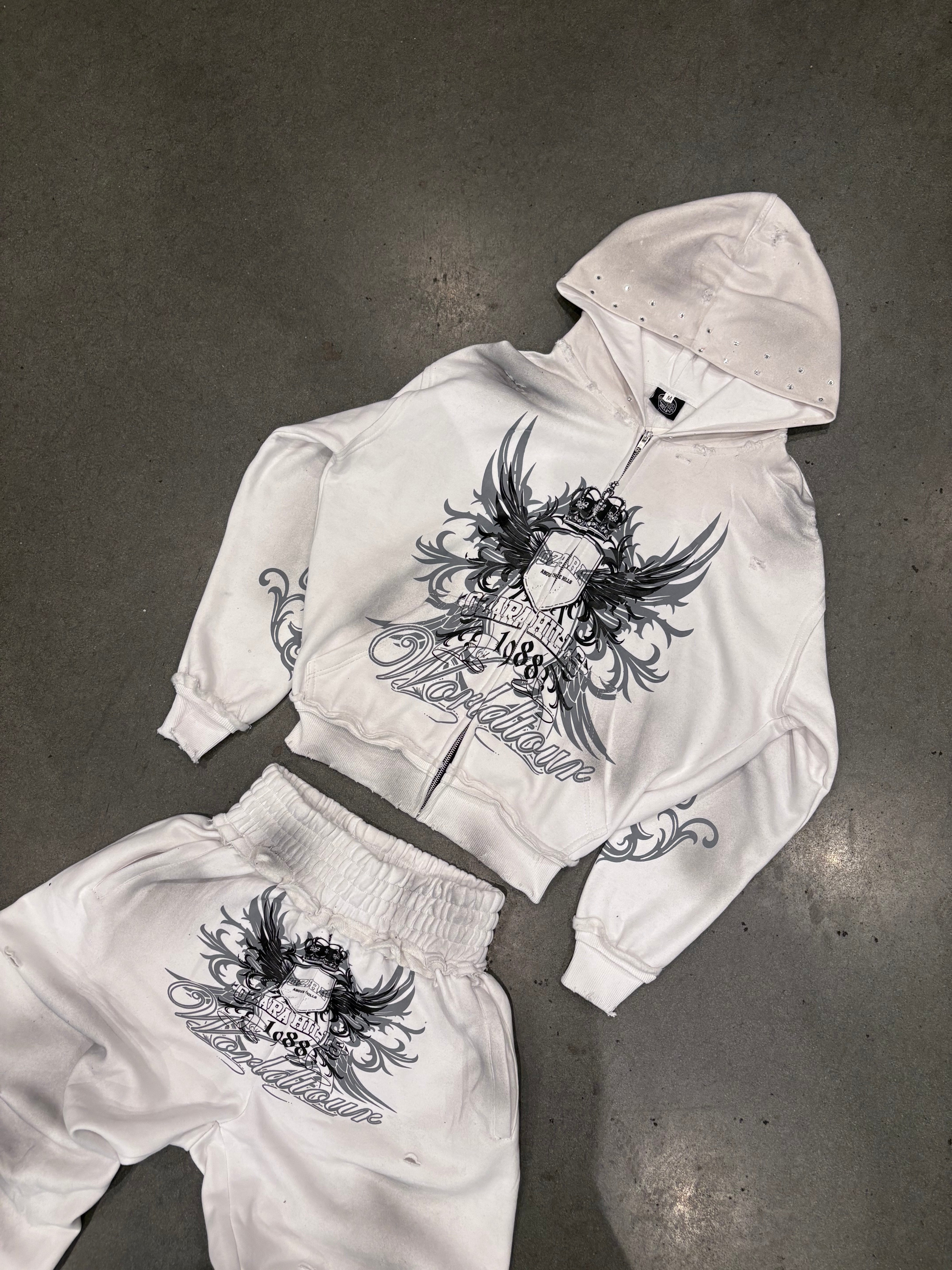 Worldtour Sweatsuit (White)