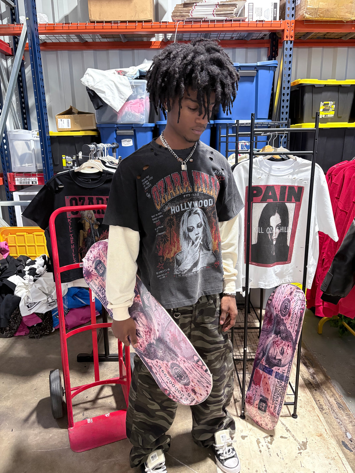 BLOODY BANDS SKATEBOARD