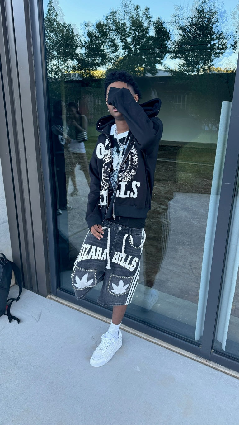 OG OZARA HILLS BLACK ZIP-UP