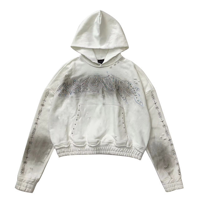 OZARA WHITE HOODIE