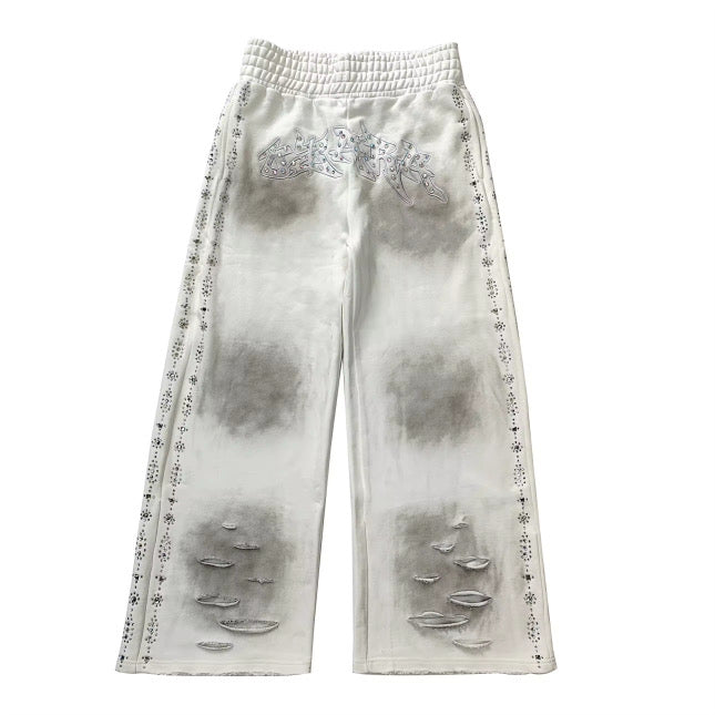 OZARA WHITE SWEATPANTS