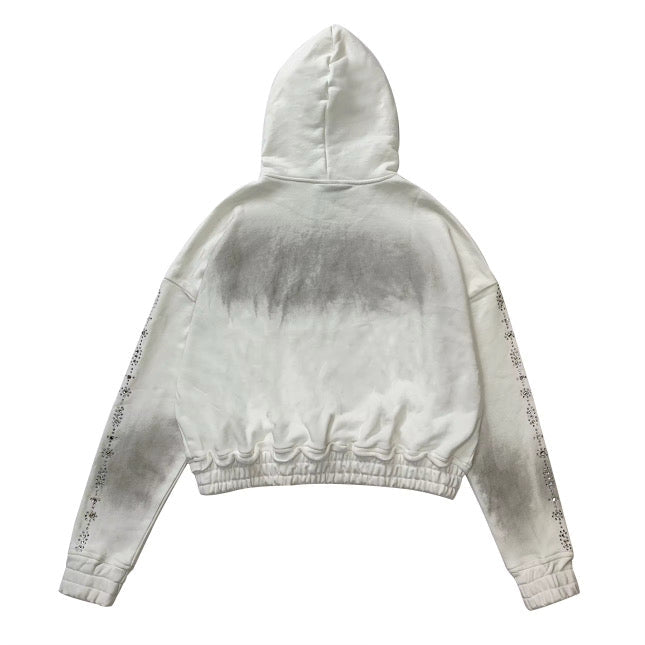 OZARA WHITE HOODIE