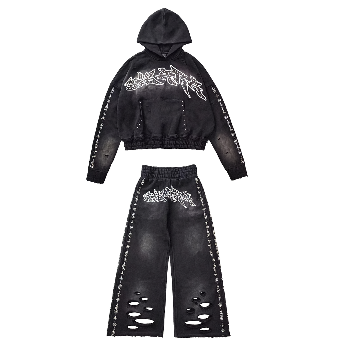 OZARA BLACK SWEATSUIT