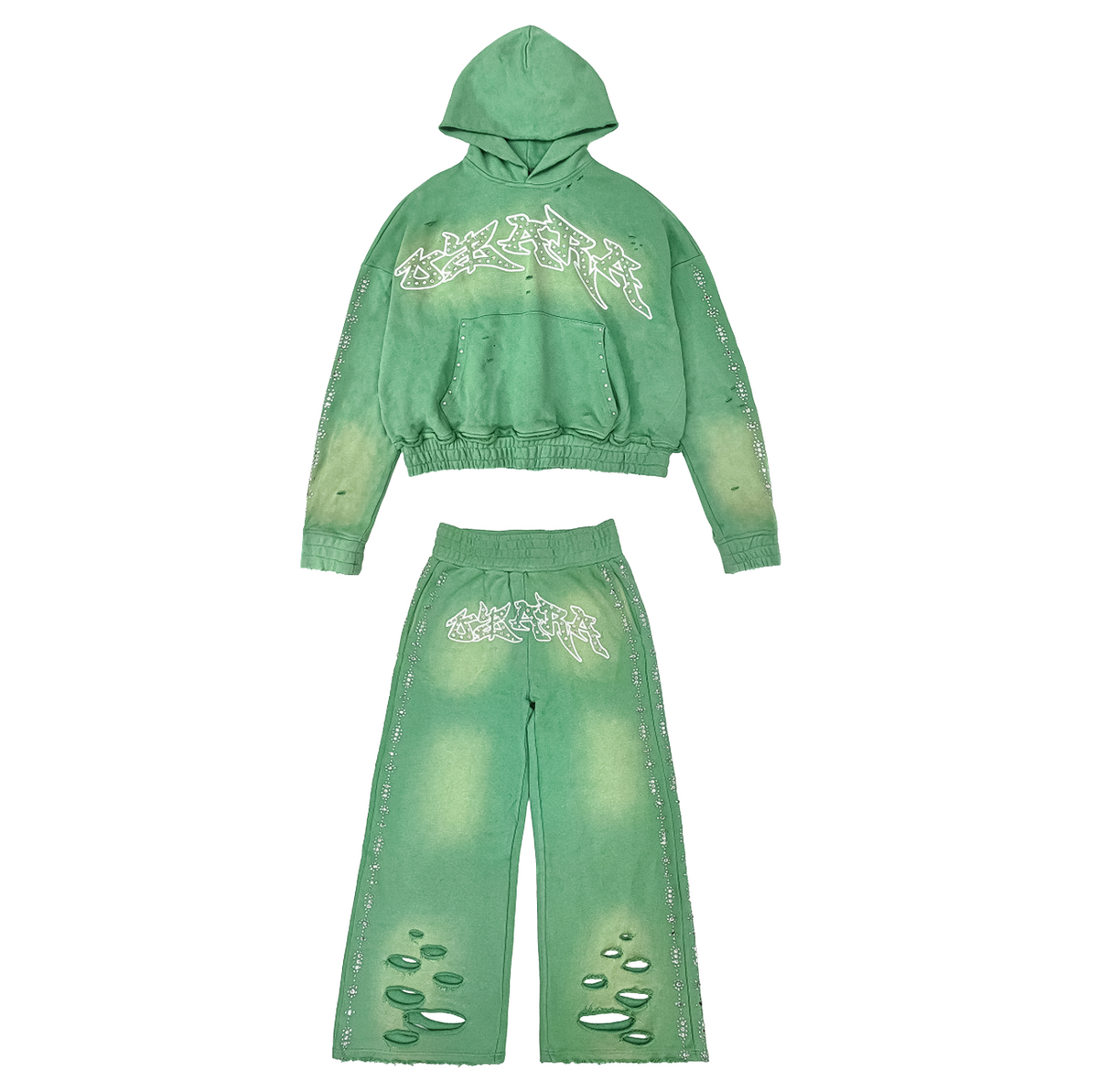 OZARA GREEN SWEATSUIT