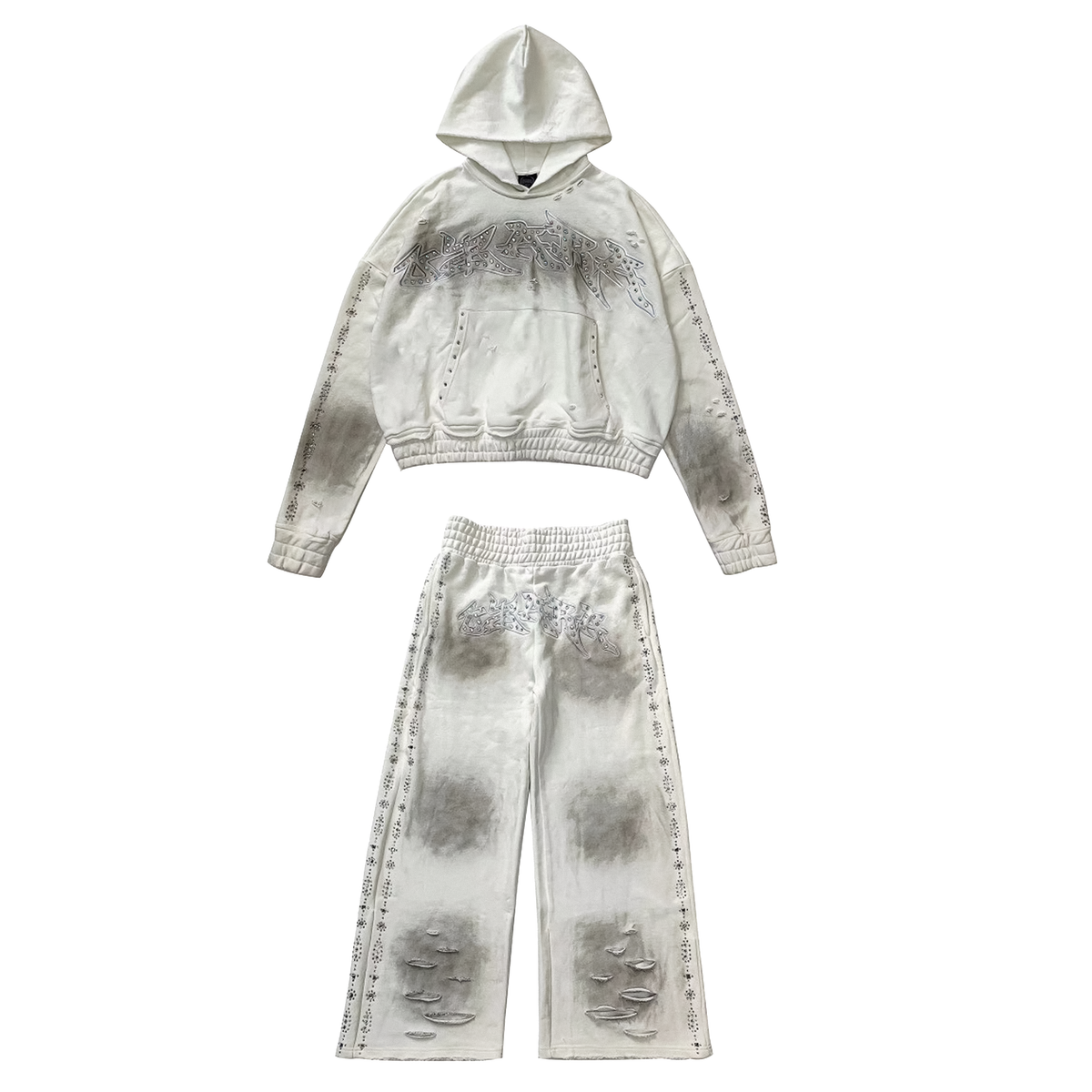 OZARA WHITE SWEATSUIT